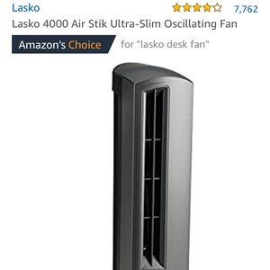 LAST WEEK AVAILABLE Oscillating desk fan